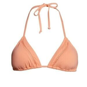 NWOT Rhythm Bralette String Bikini Top Guava Pink Peach Size Medium